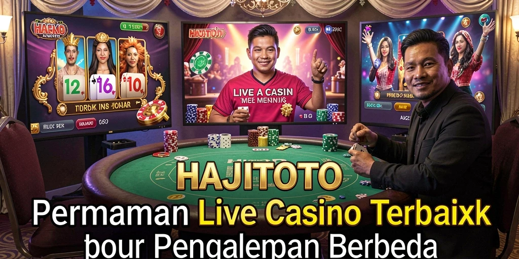 Tampilan gameplay Live Casino yang menarik di aplikasi HAJITOTO.