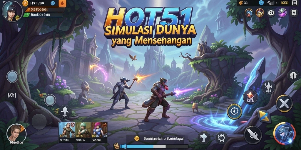 Gameplay menakjubkan dari HOT51 dalam dunia simulasi.