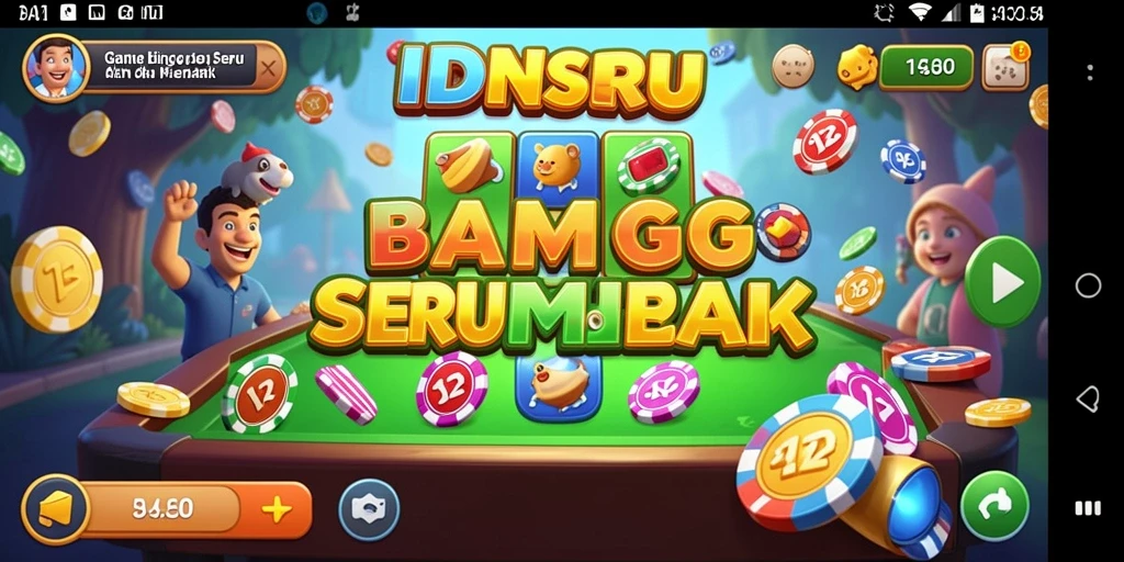 Tampilan gameplay seru dari IDNSERU saat bermain Bingo.