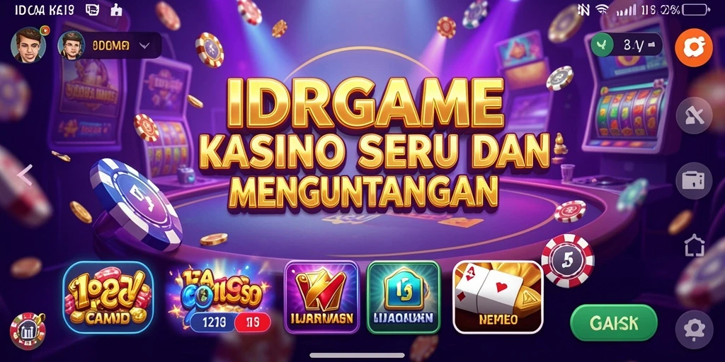 Tampilan menarik dari gameplay Kasino di IDRGAME.