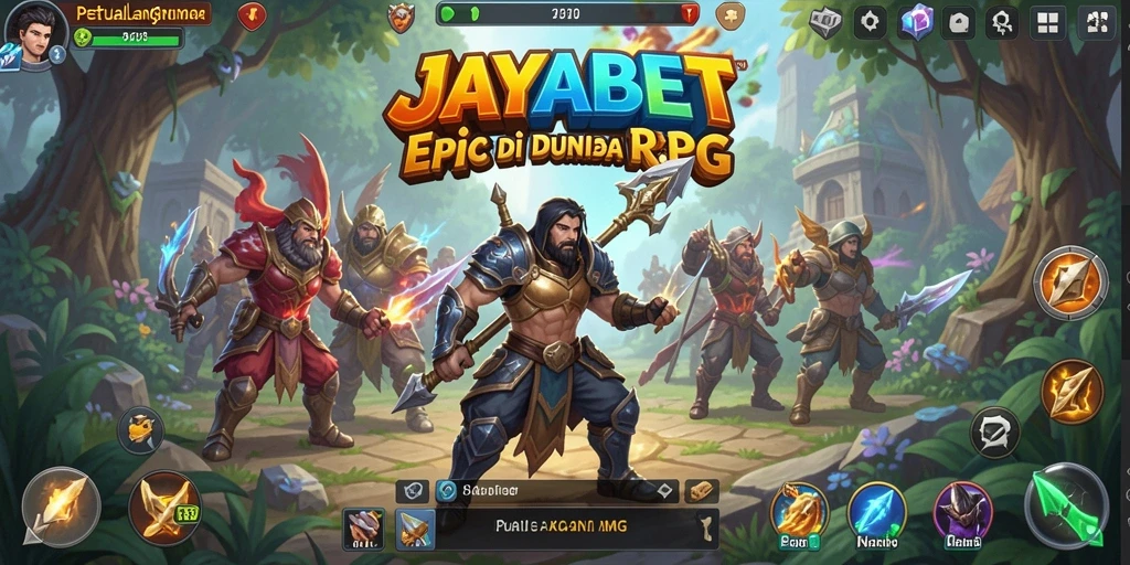 Tangkapan layar JAYABET menampilkan aksi pertempuran yang mendebarkan di dunia RPG.