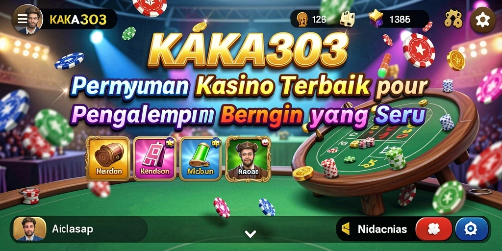 Tampilan gameplay KAKA303 yang mendebarkan dan penuh warna.