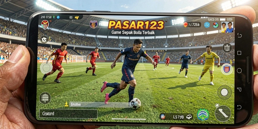 Tampilan gameplay menarik dan realistik dalam PASAR123.