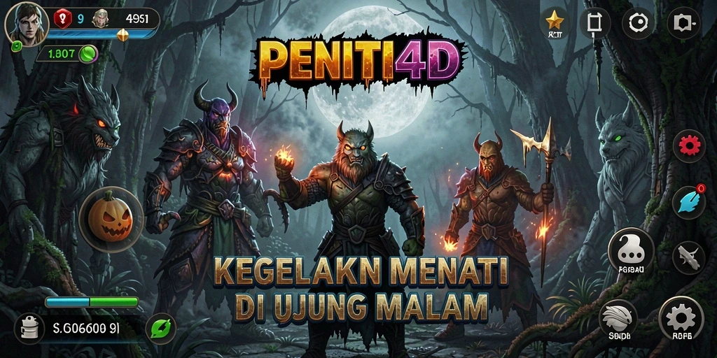 Gameplay seram dari PENITI4D yang penuh ketegangan.
