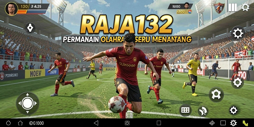 Tangkapan layar dari gameplay seru RAJA132 yang menampilkan pertandingan olahraga.