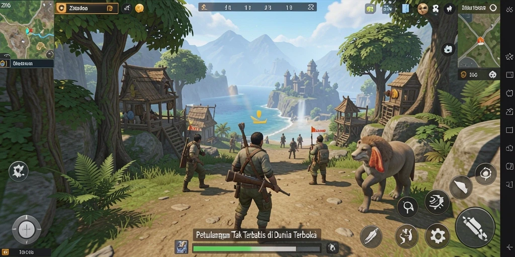 Gameplay menakjubkan di dunia terbuka yang luas.